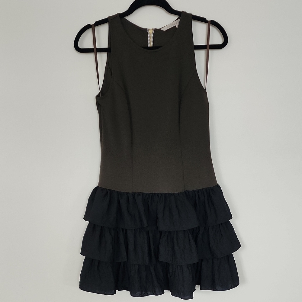 Rachel Roy Elegant Black Tiered Dress